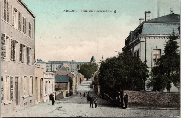 Rue de Luxemburg, Arlon 1917 (Feldpost)