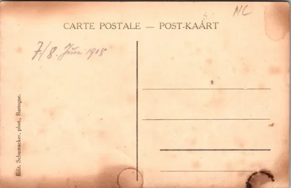 Gare du Sud, Bastogne 1918