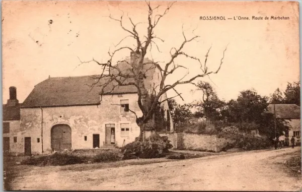 L'Orine, Route de Marbehan, Rossignol 1928
