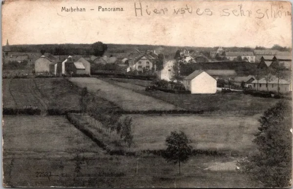 Panorama, Marbehan (Feldpost)