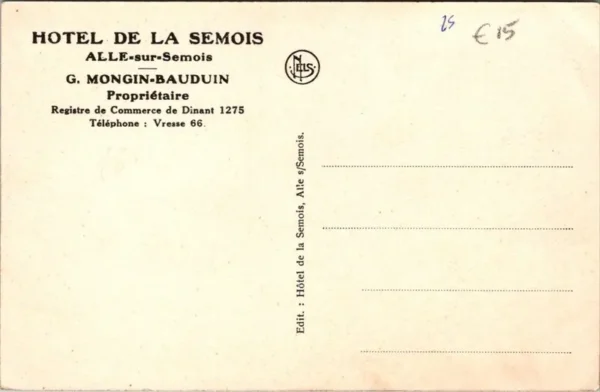 Alle s/semois - Hotel De La Semois