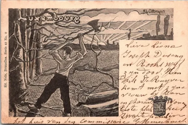 Luxembourg, Nels Bruxelles serie 43 - No. 8 - 1901