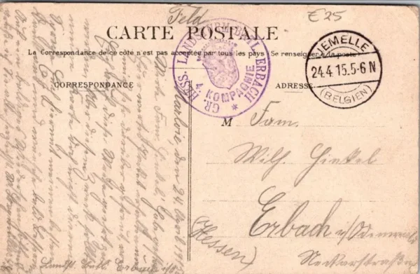 Marloie, Grand Route 1915 (Feldpost)
