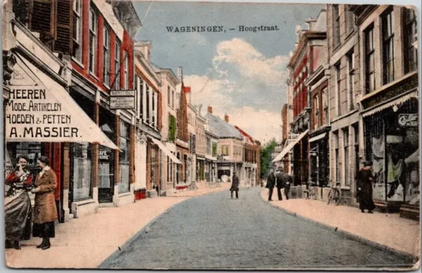 Wageningen, Hoogstraat 1927 - (A. Massier)