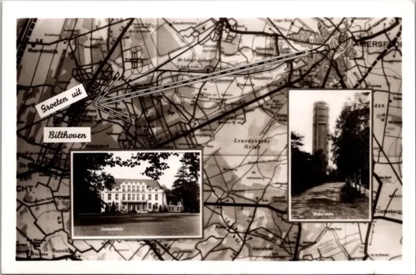 Groeten uit Bilthoven, Gemeentehuis 1952 (UT)