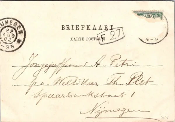 Weg naar de Bilt, bij Utrecht 1902 (UT)