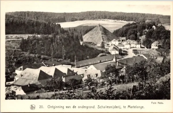 Ontginning van de ondergrond, Schaliesnijderij, Martelange