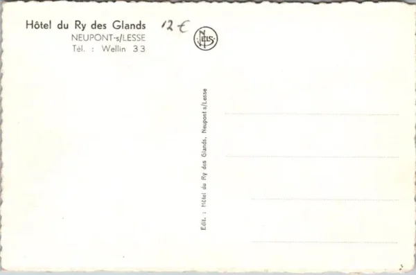 Hotel du Ry des Glands, Wellin