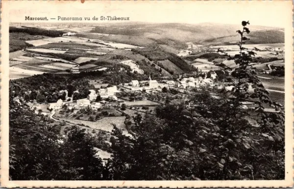 Panorama vu de St. Thibeaux, Marcourt 1964