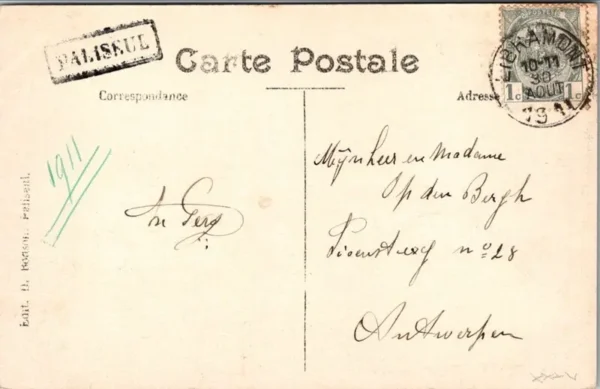 Quartier St. Roch, Paliseul 1911