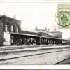 La Gare/De statie, Aulnois-Quévy - La frontière 1907