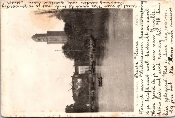 Zwolle, Nieuwe Haven 1900 (OV)
