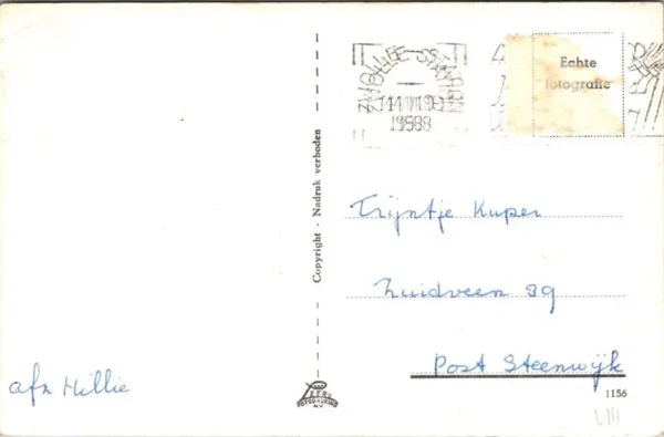 Zwolle, Diezerstraat, Bioscoop 1956 (OV)