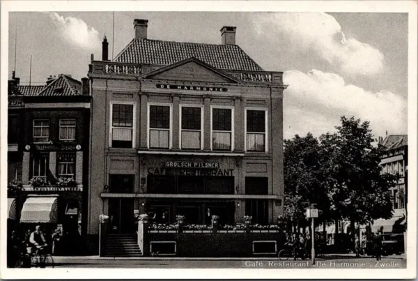 Zwolle, Restaurant 'De Harmonie' (Grolsch) 1936 (OV)