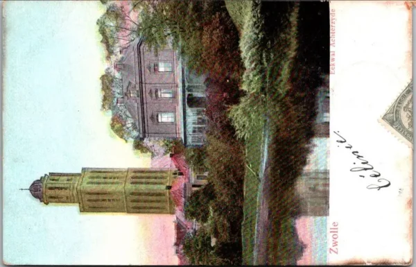 Zwolle, Eekwal achterzijde 1905 (OV)