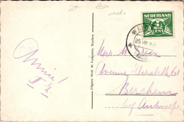 Groeten uit Wijchen, 5-luik, Villawijk 1938 (GD)