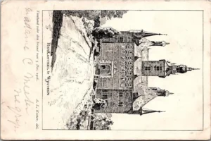 Wijchen, Het kasteel (voor de brand) 1906 (GD)