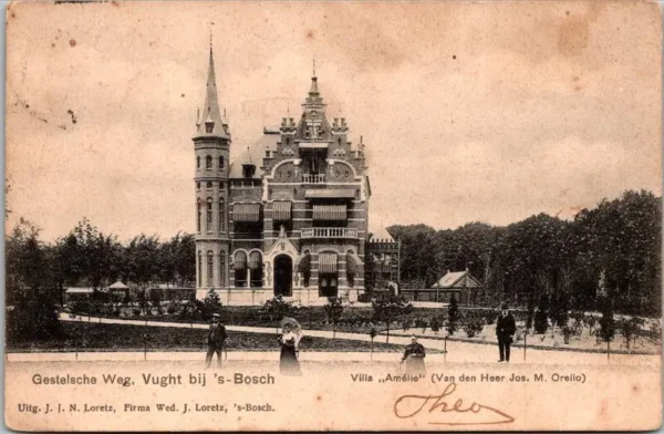 Vught, Gestelsche weg, Villa 'Amélie' 1904 (NB)