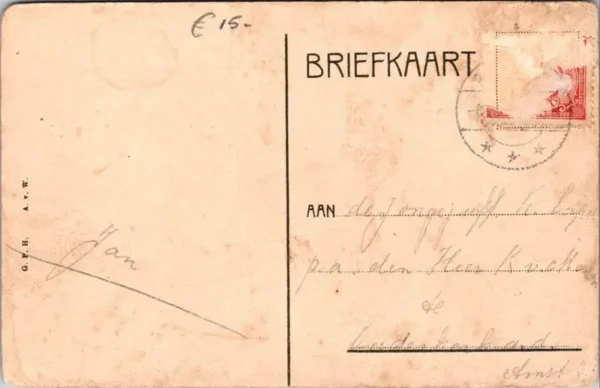 Scheiding tussen Waalwijk en Besoijen, gezicht op Kerk (NB)