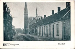 Klundert, Hoogstraat, Kerkzicht 1903 (NB)