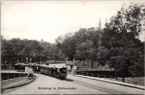 Sluisbrug te Weltevreden, Indonesia 1910