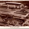 Aerial view of Wembley Stadium and the Australian Pavilion, The British Empire Exhibition 1924