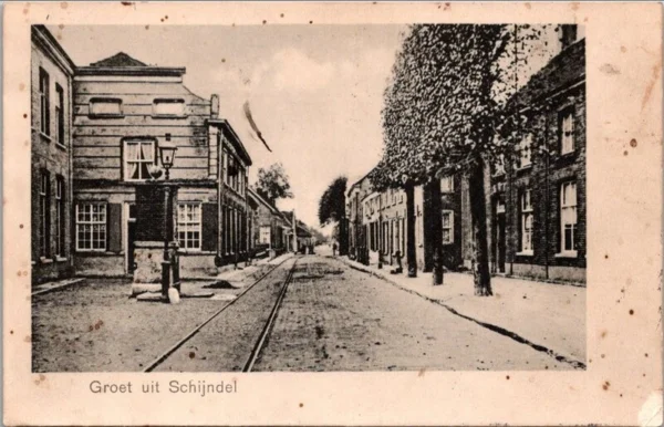 Groet uit Schijndel, Tramspoor 1911 (NB)