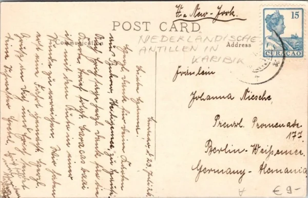 Fort Bekenburg, Grenadiershelm, Caracasbaai, Curaçao 1926