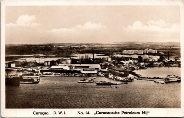Petroleum Industrie Mij, Aerial view, Curaçao