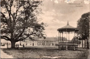 Hilvarenbeek, Marktplein, Militair (Feldpost) 1914 (NB)