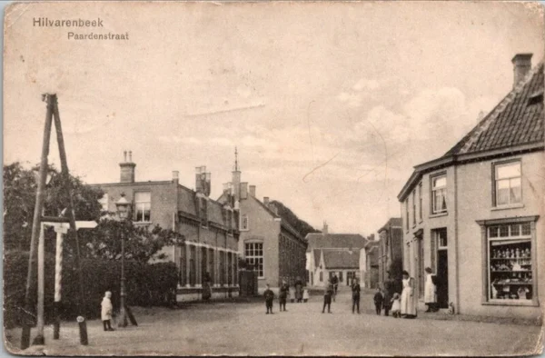 Hilvarenbeek, Paardenstraat, Militaire Feldpost 1915 (J.Bijnen) (NB)