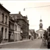 Steenbergen, Grote Kerkstraat, Groothandel Mercurius 1953 (NB)