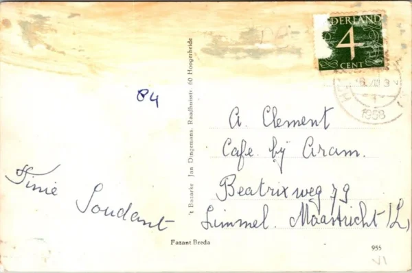 Hoogerheide, Raadhuisstraat 1955 (NB)