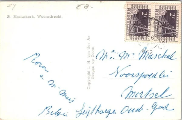 Woensdrecht, St. Blasiuskerk 1952 (NB)