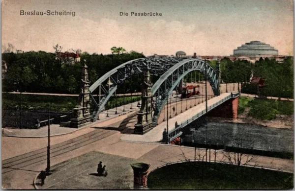 Breslau-Scheitnig (Wrocław), Die Passbrücke