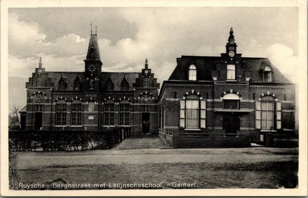 Gemert, Latijnse School, Ruyschen Berghstraat 1942 (NB)