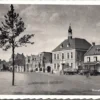 Gemert, Borretplein, Hotel 'de Reiziger' 1949 (NB)