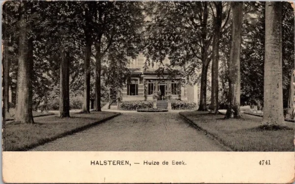 Halsteren, Huize de Beek 1909 (NB)