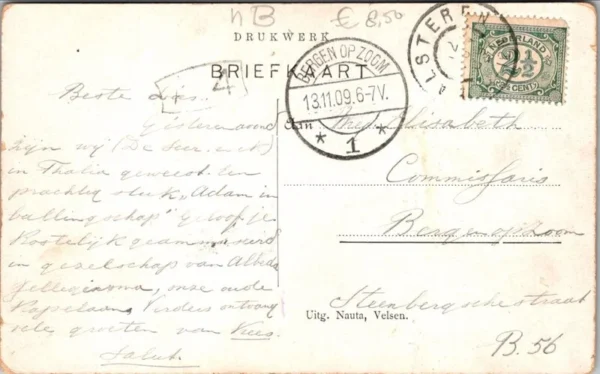 Halsteren, Huize de Beek 1909 (NB)