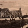 Dinteloord, Ger. Kerk met Pastorie, Dorpgezicht (NB)